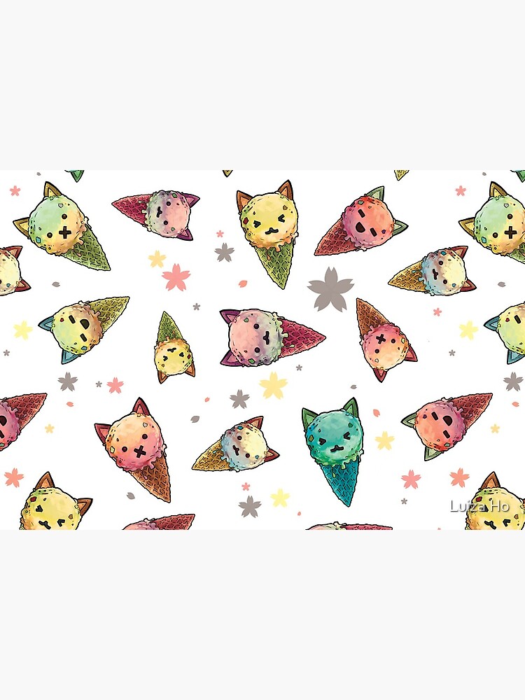 Ice cream Cat by teapotsandhats