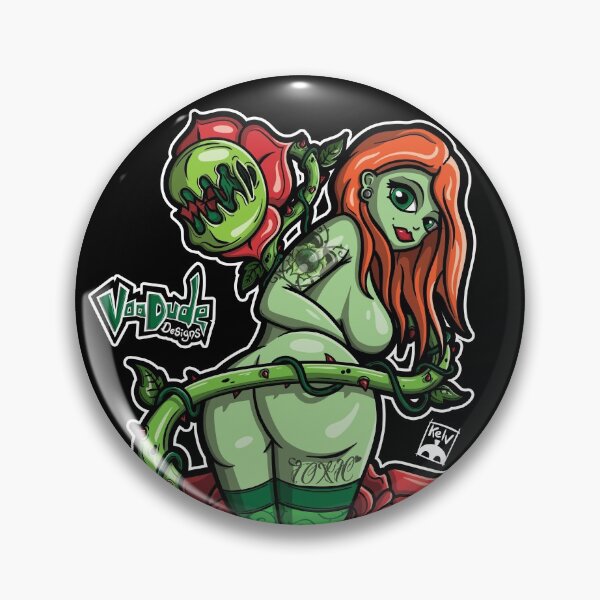 Aperçu de l'œuvre Pin Up des plantes créée et vendue par VooDudeDesigns.