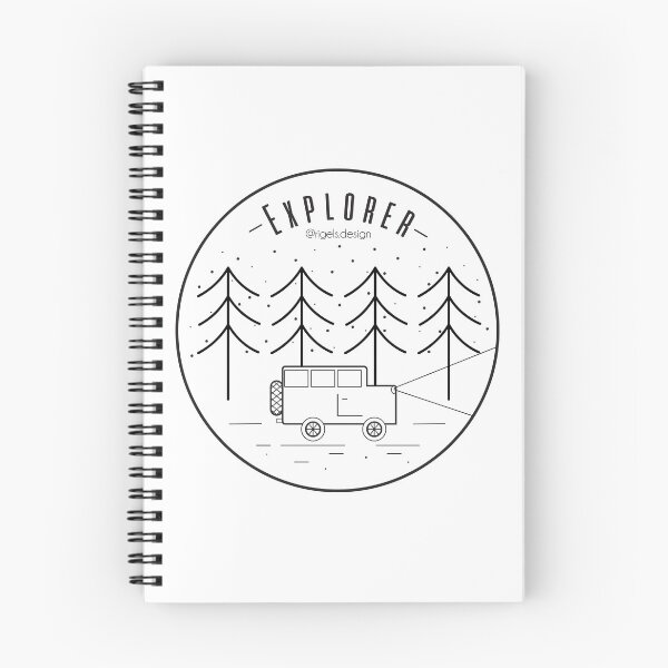 Item preview, Explorer - Explore the Great Outdoors - Hike - Line Art Badge designed and sold by Rigel Bergonio.