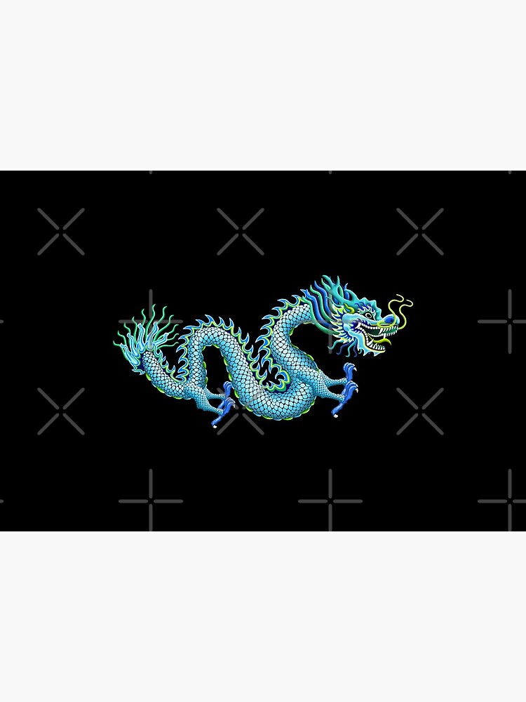 Blue Chinese Dragon by 99stars