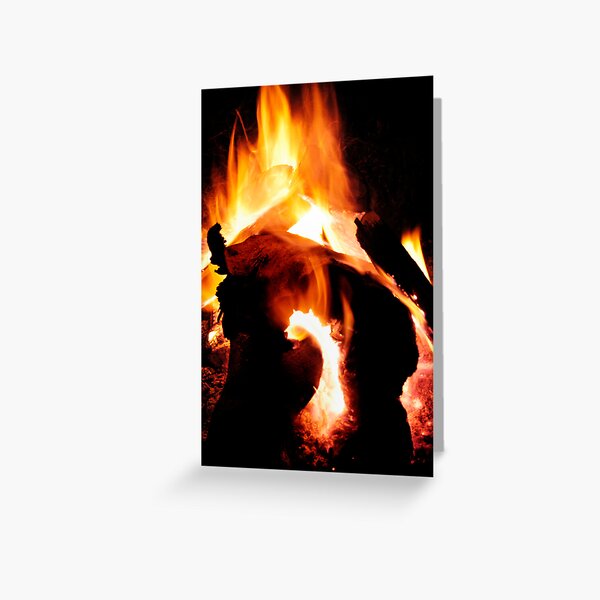 Fire Dragon Greeting Card