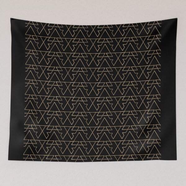 Item preview, Art Deco Geometric decoration black Design designed and sold by fatoajmii.