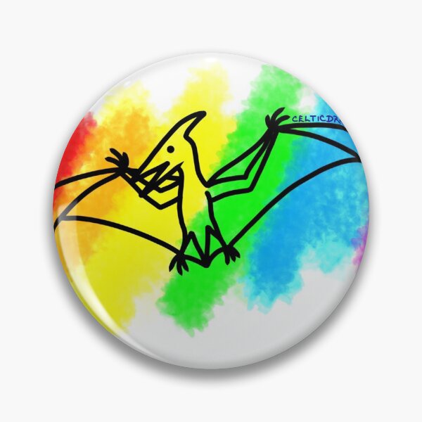 Item preview, Rainbow Pterosaur designed and sold by CelticDragoness.