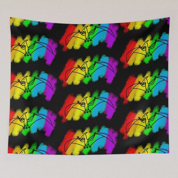 Item preview, Rainbow Pterosaur designed and sold by CelticDragoness.