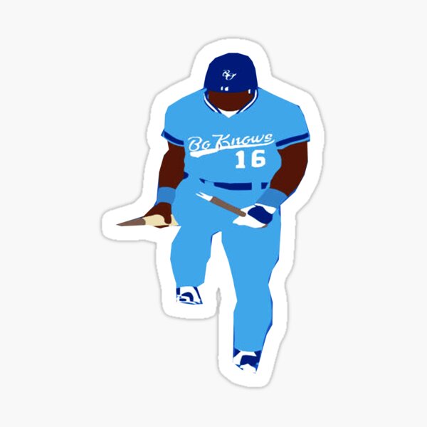 BO KNOWS HOW TO CRACK HIS BAT STICKER Sticker