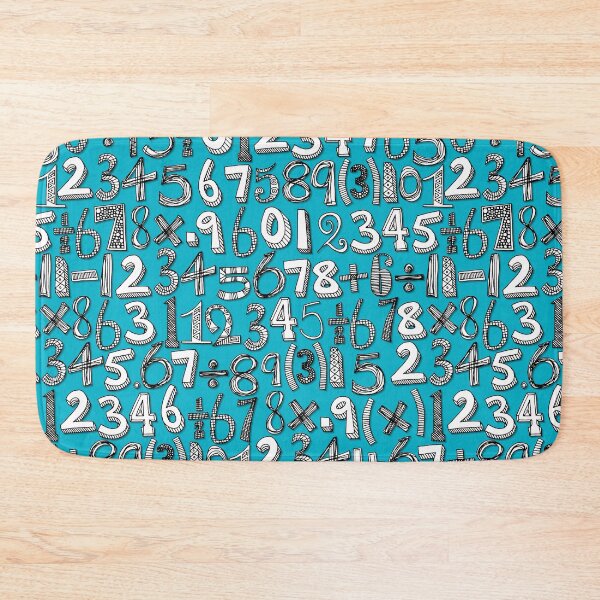 Item preview, math doodle blue designed and sold by scrummy.