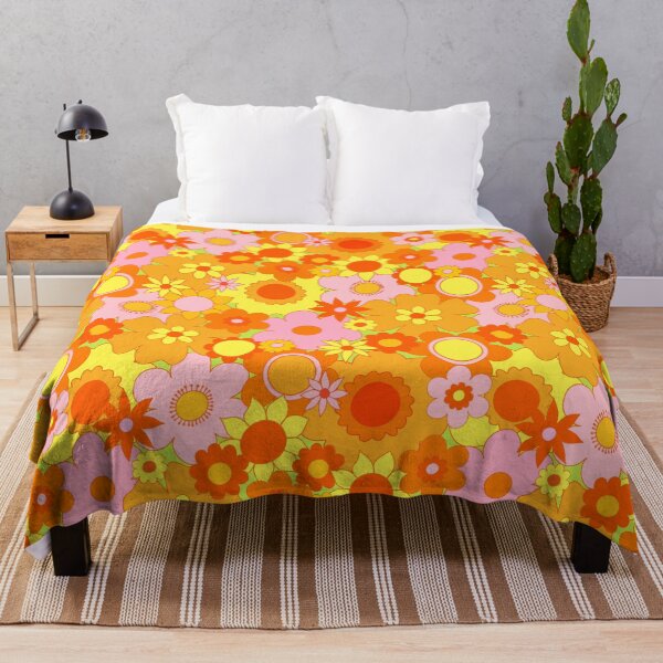 Item preview, Flower Power Orange - The Peach Fuzz designed and sold by Elizabeth Hudy.