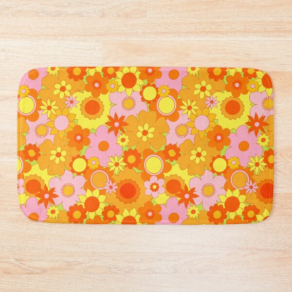 Item preview, Flower Power Orange - The Peach Fuzz designed and sold by Elizabeth Hudy.