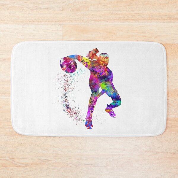 Item preview, Basketball girl, watercolor basketball girl designed and sold by Rosaliartbook.