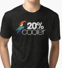 20% Cooler! (ALL options) - BLACK Tri-blend T-Shirt