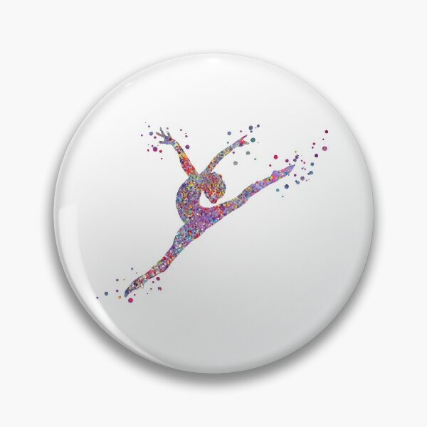 Item preview, Gymnastics girl designed and sold by Rosaliartbook.