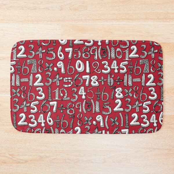 Item preview, math doodle red designed and sold by scrummy.