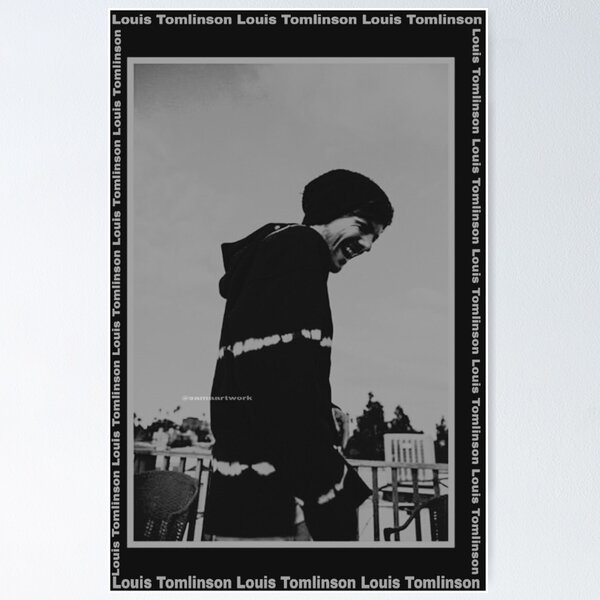 Louis Tomlinson Walls Black & White Guitar Song Lyric Print - Song