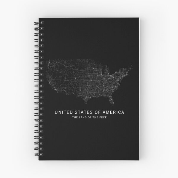 Item preview, United States of America Road Map  designed and sold by clarkstpress.