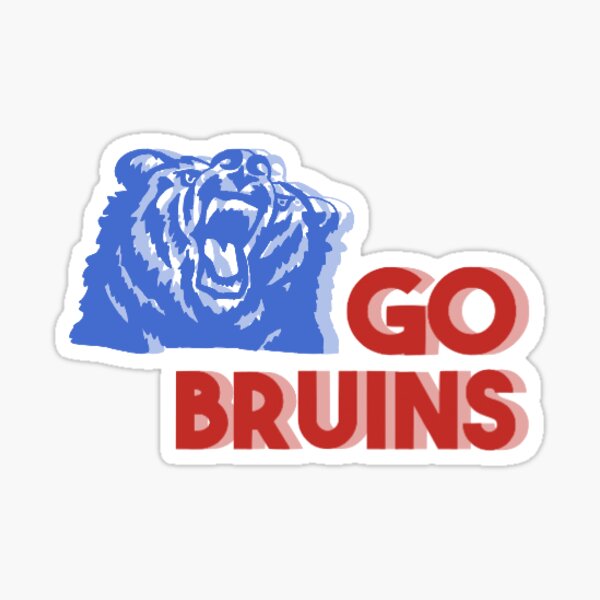Belmont University Bruins Bear Mascot Car Decal Bumper Sticker