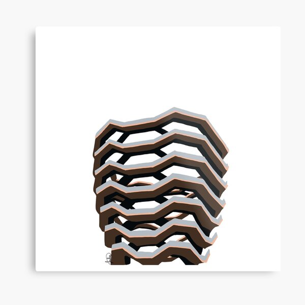 The Vessel Metal Print