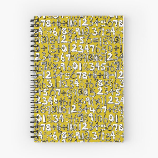 Item preview, math doodle yellow designed and sold by scrummy.