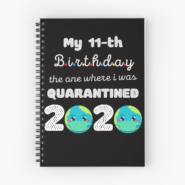 Item preview, My 11th Birthday The One Where I was Quarantined 2020, Funny Face Mask designed and sold by YourgiftShop.