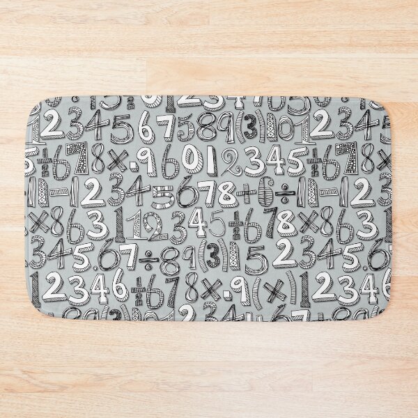 Item preview, math doodle silver designed and sold by scrummy.