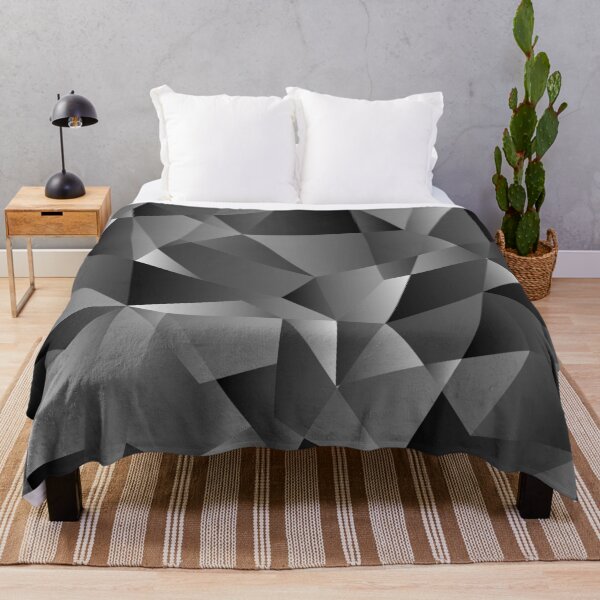 Item preview, Black and White Gradient Geometric Pattern designed and sold by LiciaMarie.
