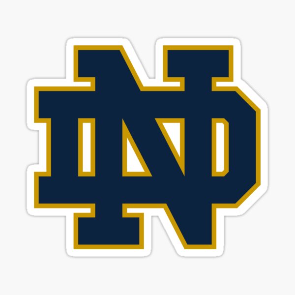 Notre Dame Logo Sticker