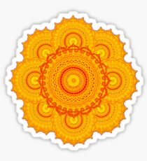 omulyana dancing mandala Sticker