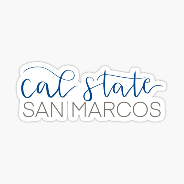 Cal State San Marcos Sticker For Sale By Caraleyla Redbubble 0971