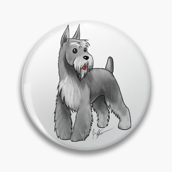 Item preview, Dog - Schnauzer - Salt and Pepper designed and sold by Jennifer Stolzer.