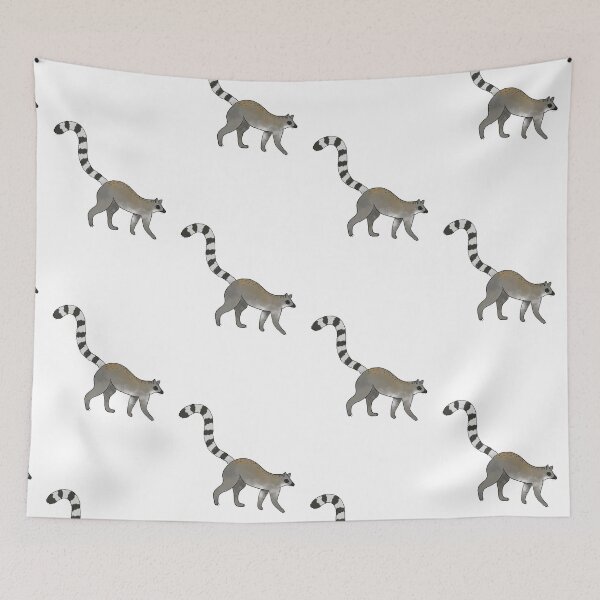 Item preview, Ring-tailed lemur Madagascar designed and sold by MarcieGlyn.