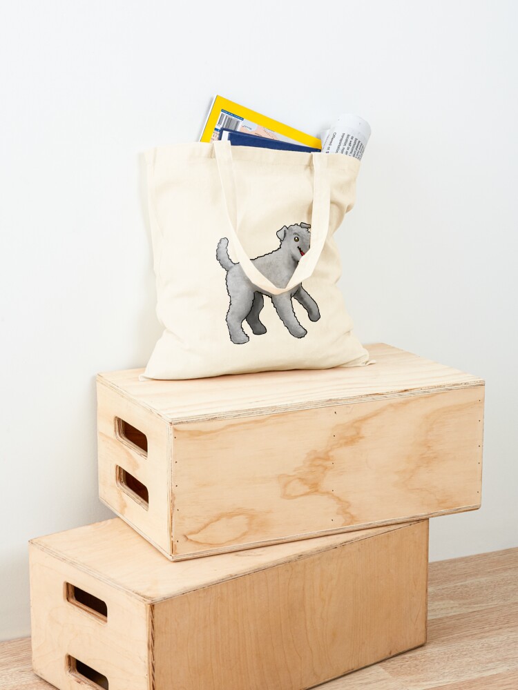 Alternate view of Kerry Blue Terrier - Gray Tote Bag