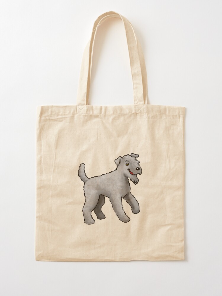 Alternate view of Kerry Blue Terrier - Gray Tote Bag