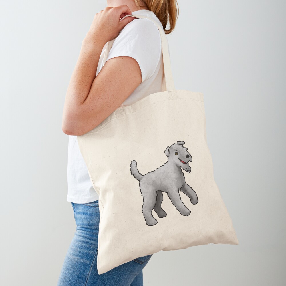 Kerry Blue Terrier - Gray Tote Bag