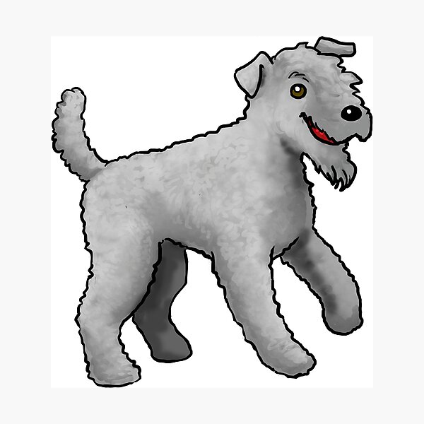 Item preview, Dog - Kerry Blue Terrier - Gray designed and sold by Jennifer Stolzer.