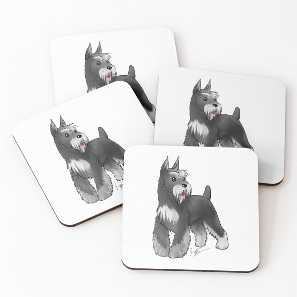 Item preview, Dog - Schnauzer - Black and Silver designed and sold by Jennifer Stolzer.