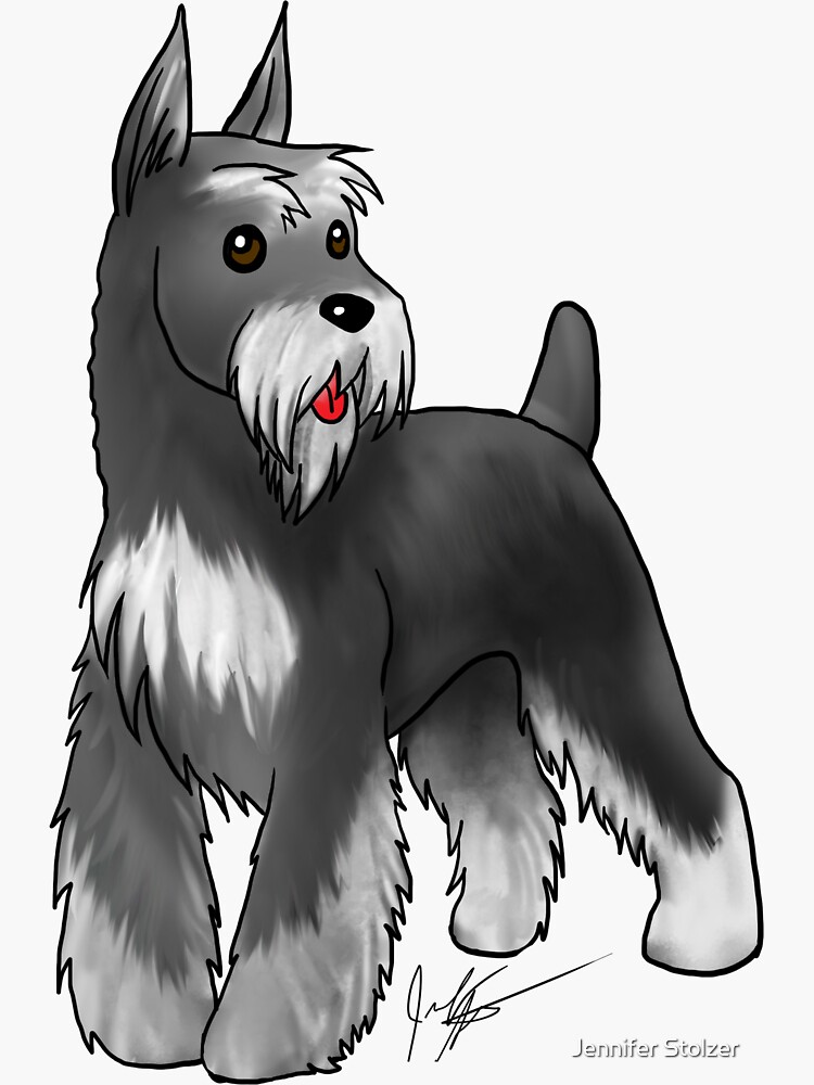 Schnauzer - Black and Silver by jameson9101322