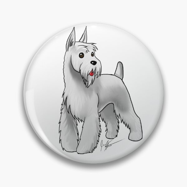 Item preview, Dog - Schnauzer - White designed and sold by Jennifer Stolzer.