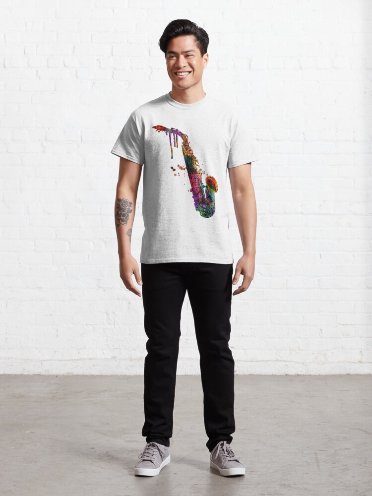 Alternate view of saxophone Classic T-Shirt