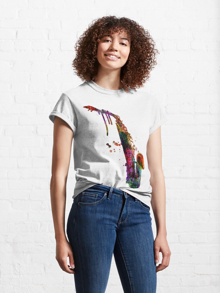 Alternate view of saxophone Classic T-Shirt