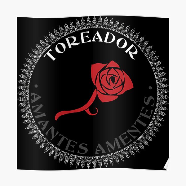 "Toreador "Amantes Amentes" Vampire The Masquerade" Poster for Sale