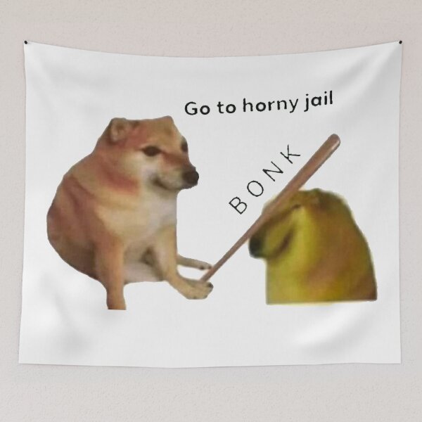 Item preview, Simpin doge (Go to horny jail) designed and sold by PrimexPlayz.