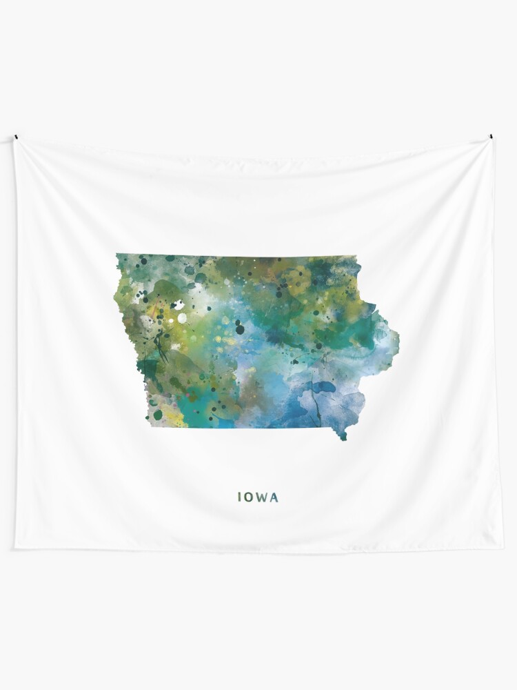 "Iowa" Tapestry by MonnPrint Redbubble