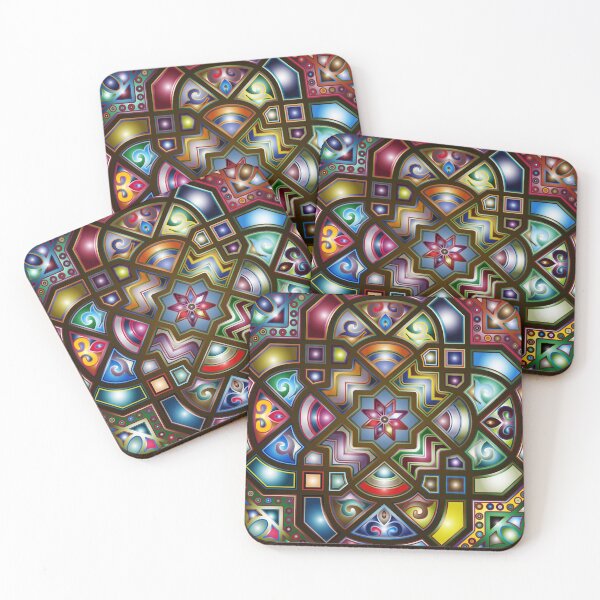 Item preview, Stained Glass Mandala designed and sold by Slydell1.
