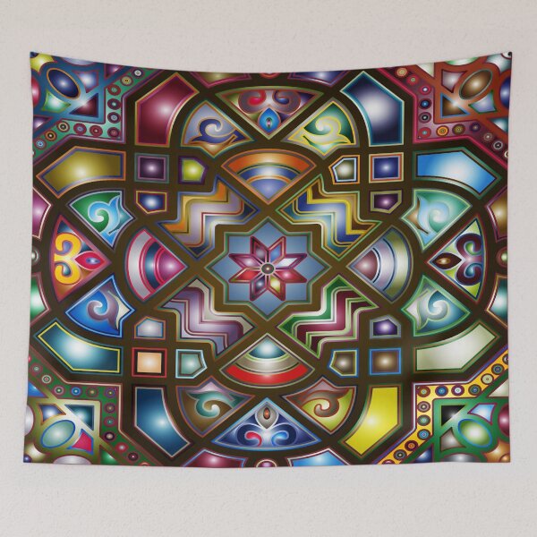 Item preview, Stained Glass Mandala designed and sold by Slydell1.