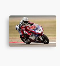 Carlos Checa at Miller Motorsports park 2012 Canvas Print