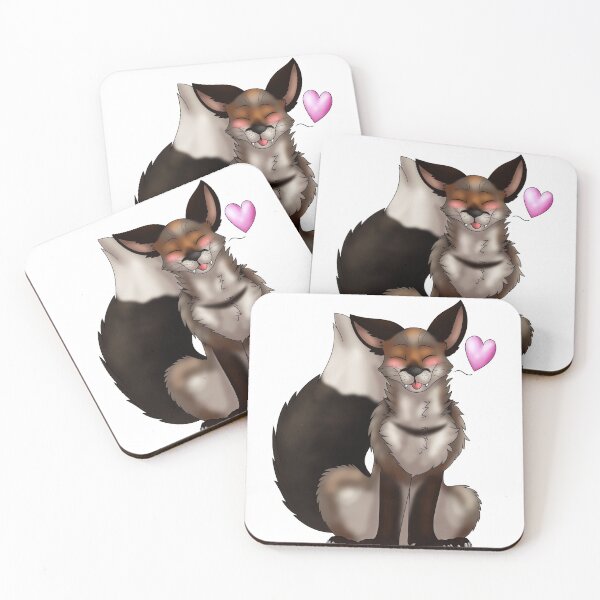 Item preview, Foxy Friends: Dark Grey designed and sold by spyroid101.