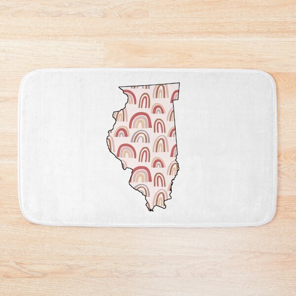 Item preview, Rainbow Illinois Outline designed and sold by annxva.