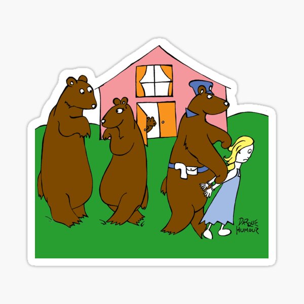 Item preview, Goldilocks Gets Caught designed and sold by DarqueHumour.
