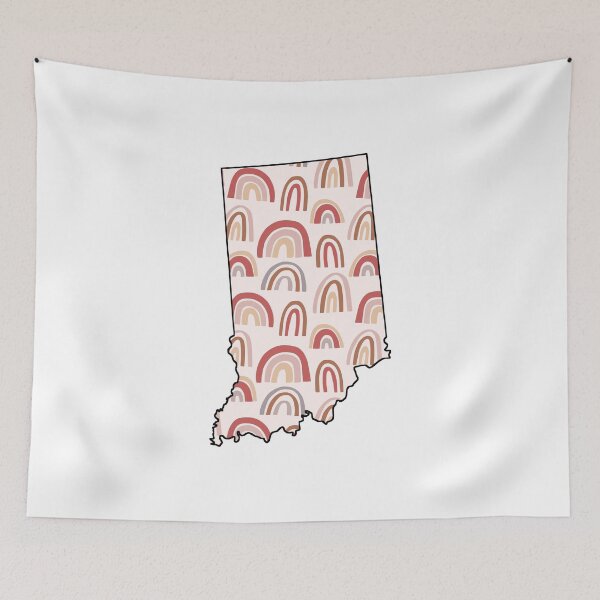 Item preview, Rainbow Indiana Outline designed and sold by annxva.