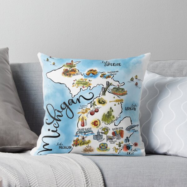 Item preview, Map for Michiganers designed and sold by Vivian Harnden.