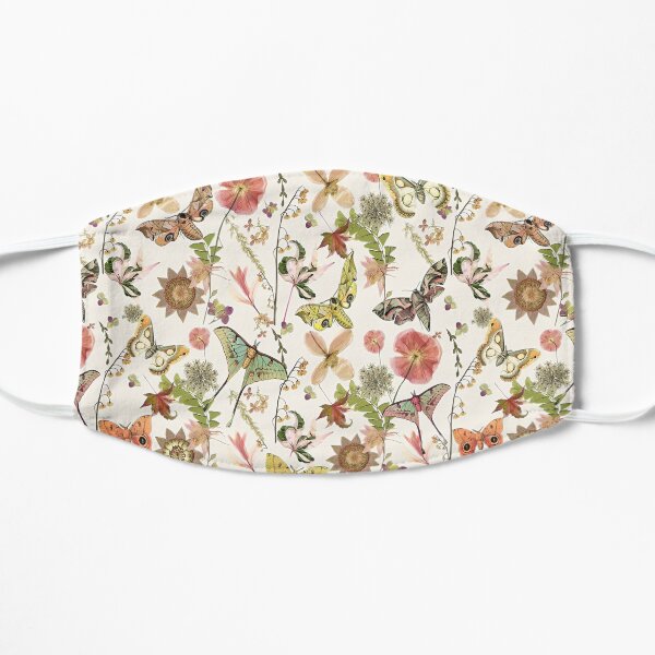 Moths and Wild Flowers Mask